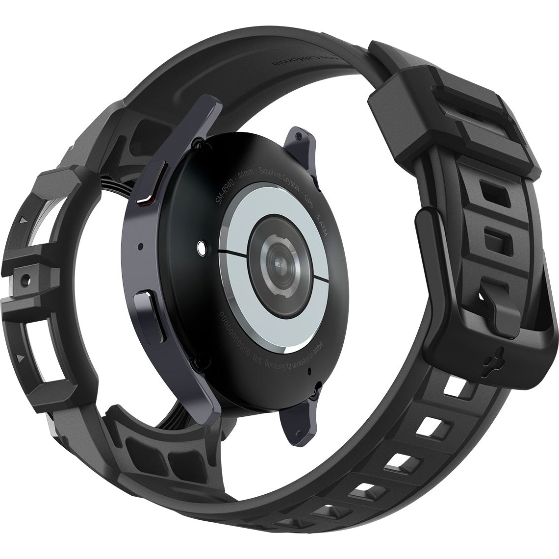 Oryginalne etui z paskiem od marki Spigen z serii Rugged Armor Pro do Galaxy Watch 6 44 mm